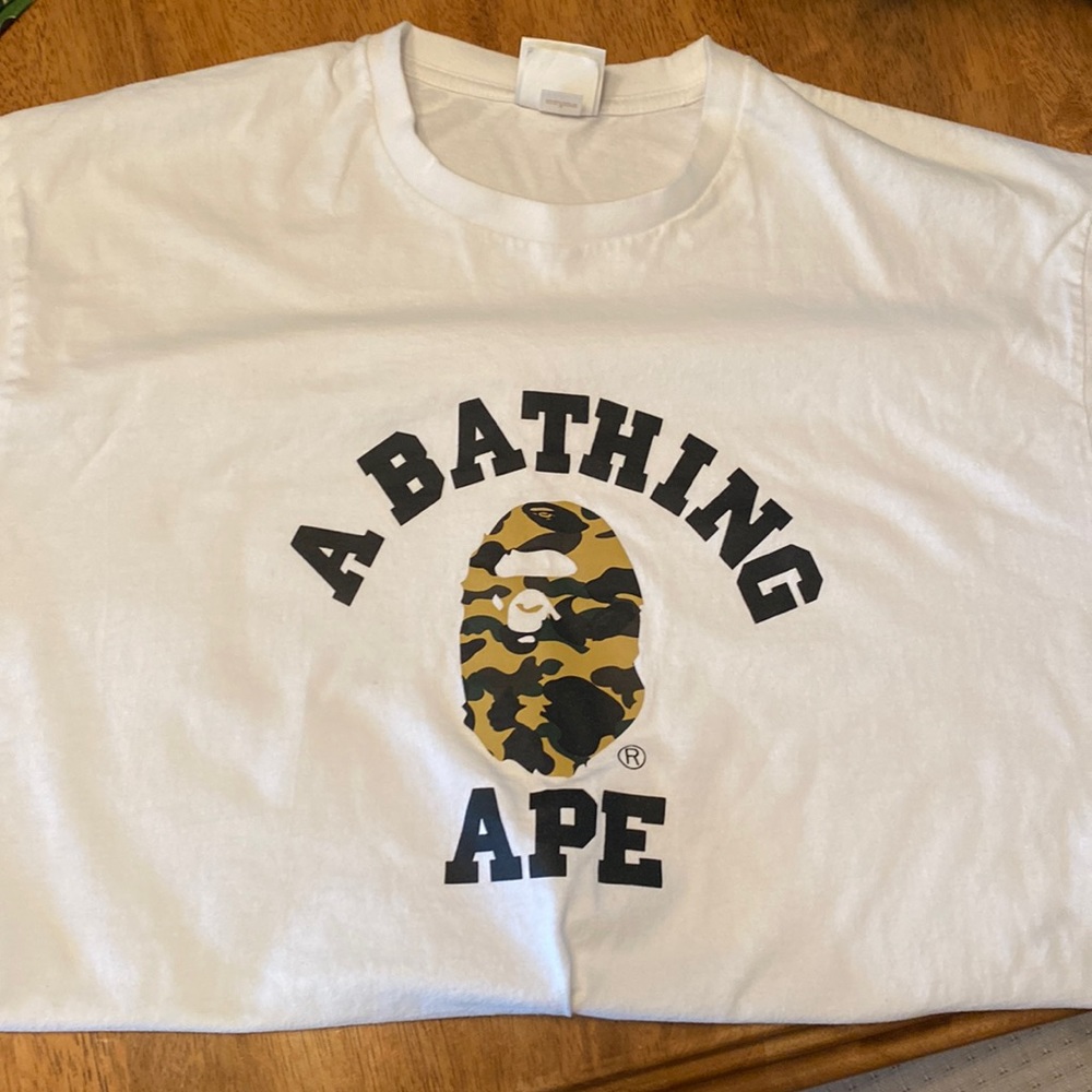 Bape camo head t